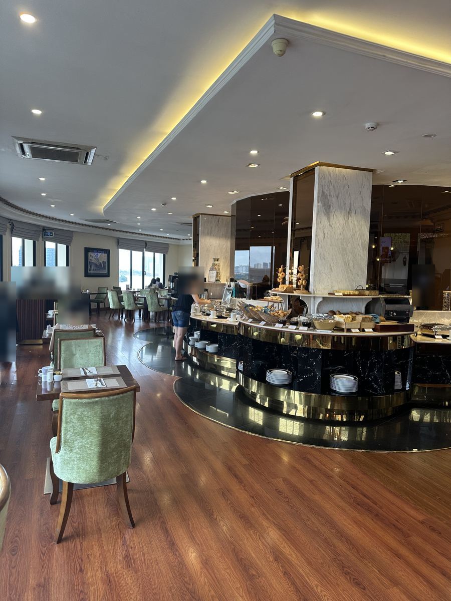ホテルマジェスティックサイゴンの朝食会場
